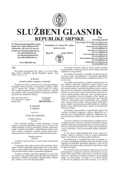 Službeni glasnik 045/2017